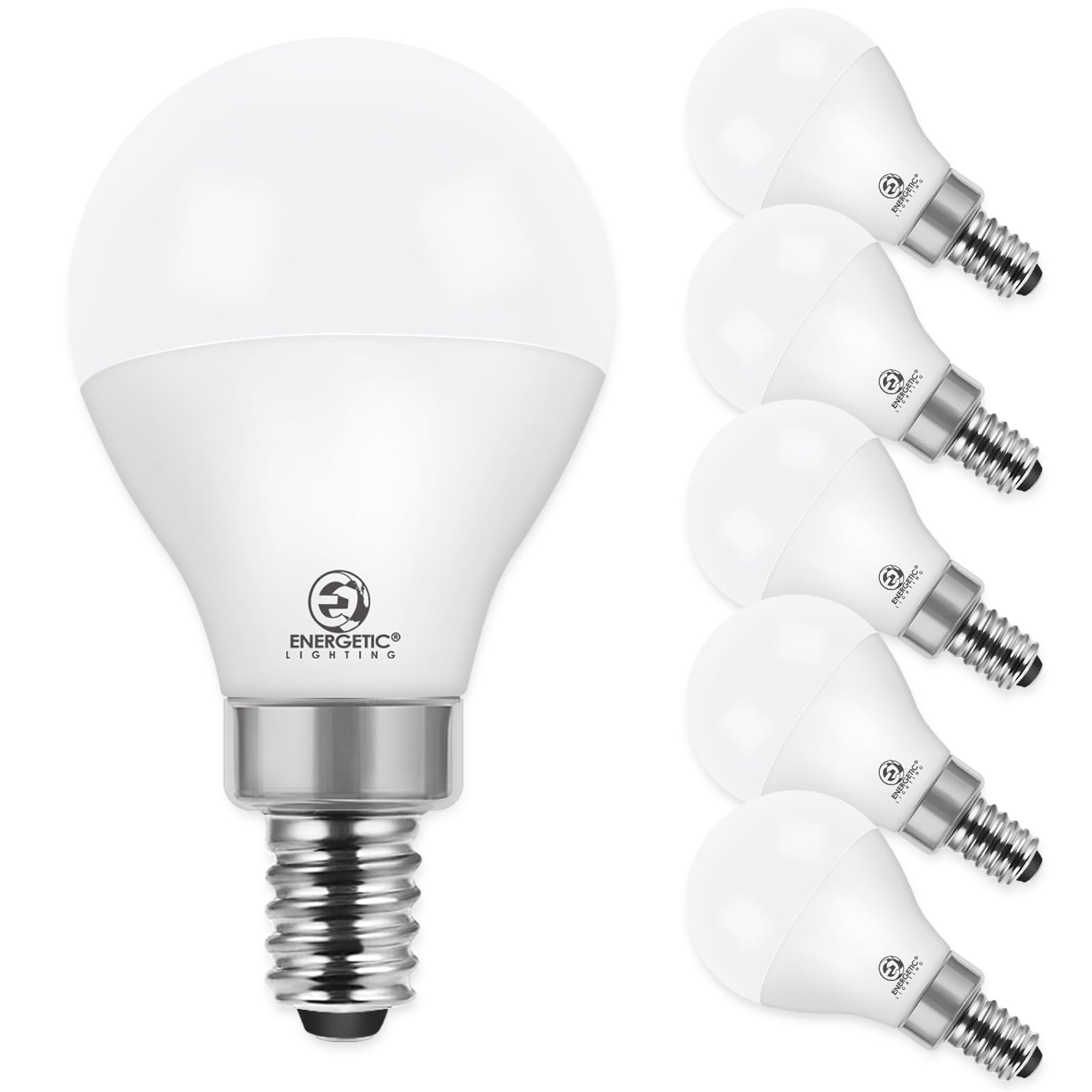 Energetic Lighting Energetic A15 LED bulb with E12 base suited for ceiling fans and energy efficiency.