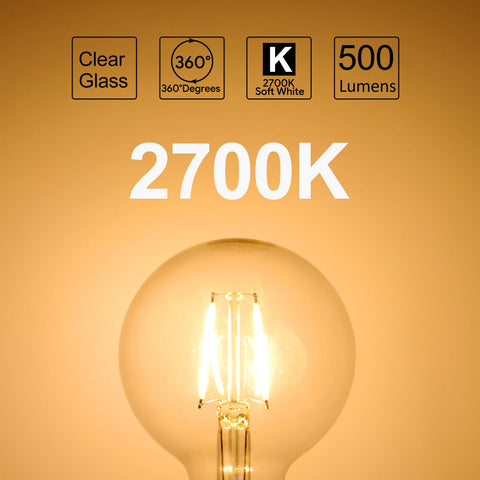 Energetic Lighting Instant-on 5W LED globe bulb for quick lighting
