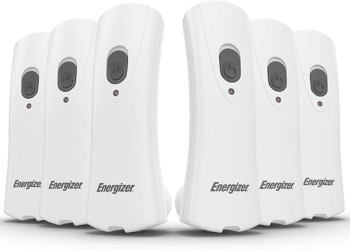 Energizer Weatheready compact flashlight with automatic outage activation for immediate light.