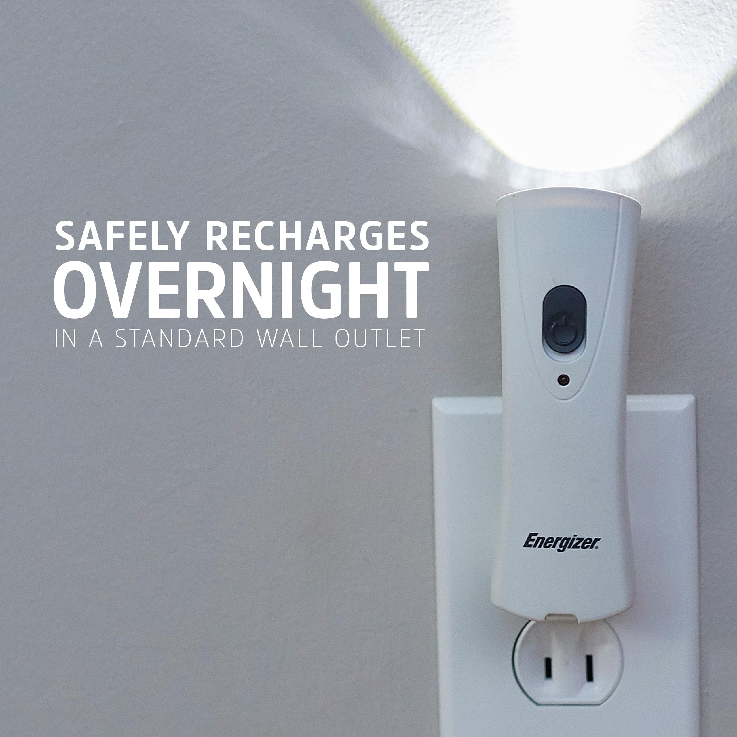 Lightweight Energizer Weatheready flashlight fits emergency kits.