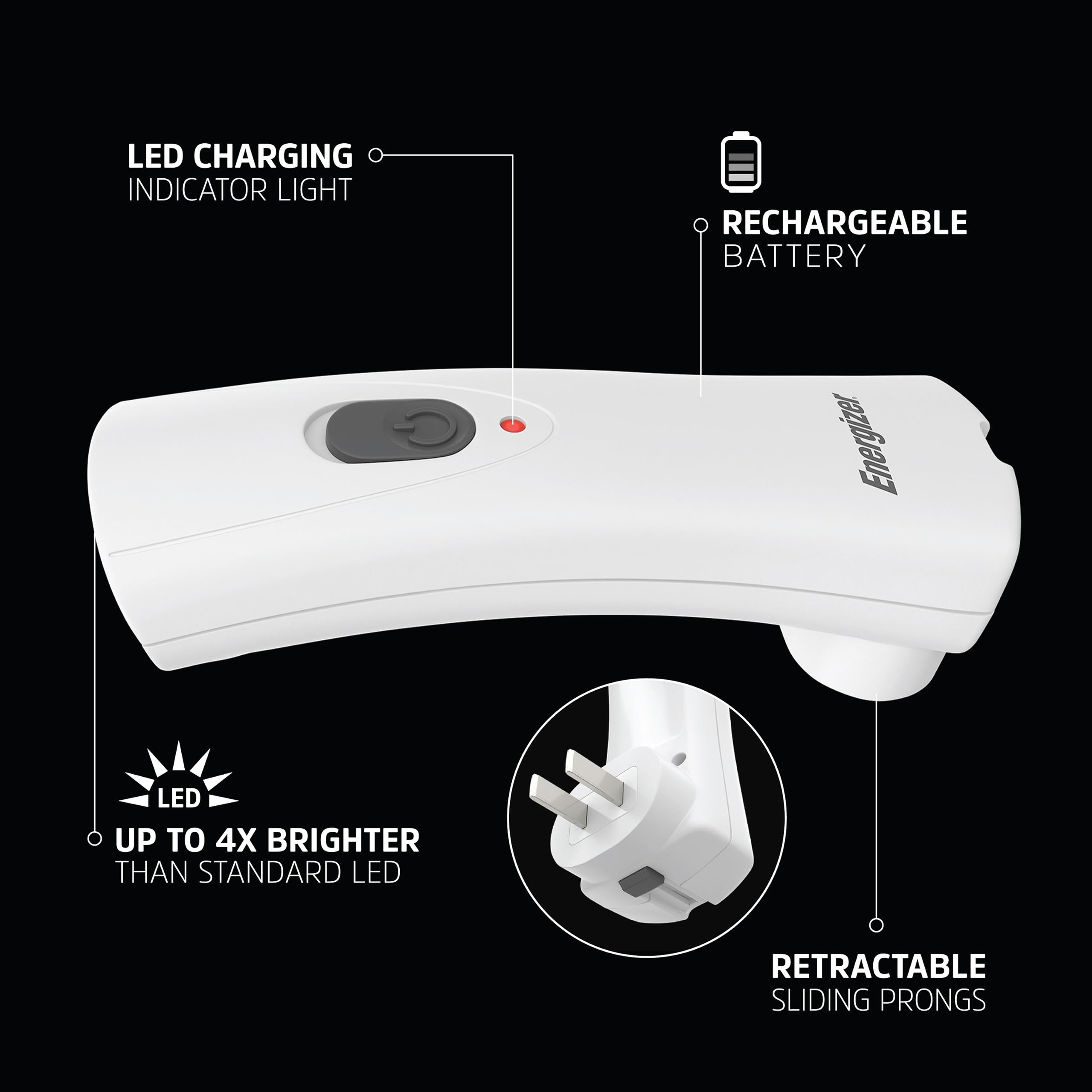 Six-pack Energizer Weatheready flashlight for multiple rooms during outages.