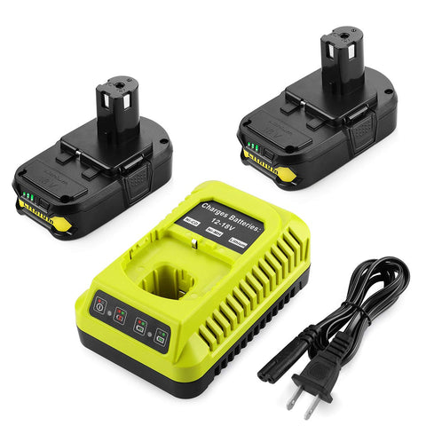 Energup 18V battery P102 compatibility for Ryobi tools extends runtime.
