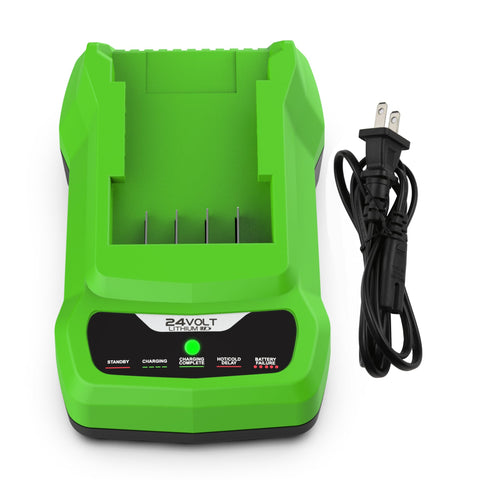 Energup caf806 charger front view, showcasing compact design for quick home charging.