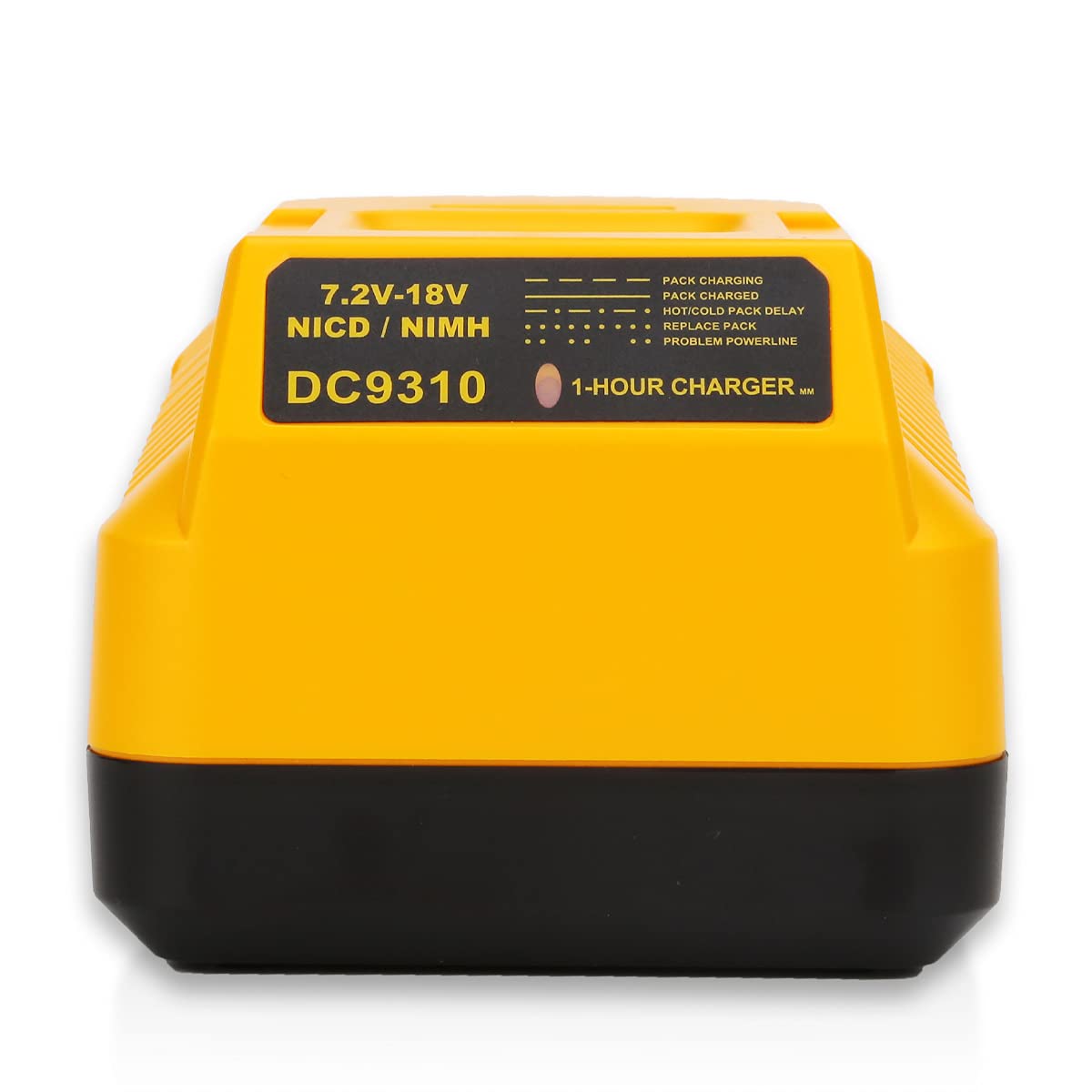 energup DC9310 charger back ports for easy plug-in.