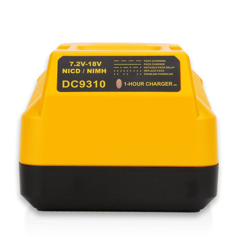 energup DC9310 charger back ports for easy plug-in.