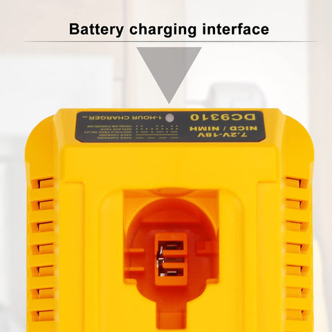 energup DC9310 charger with multiple Ni-Cd/Ni-MH batteries.