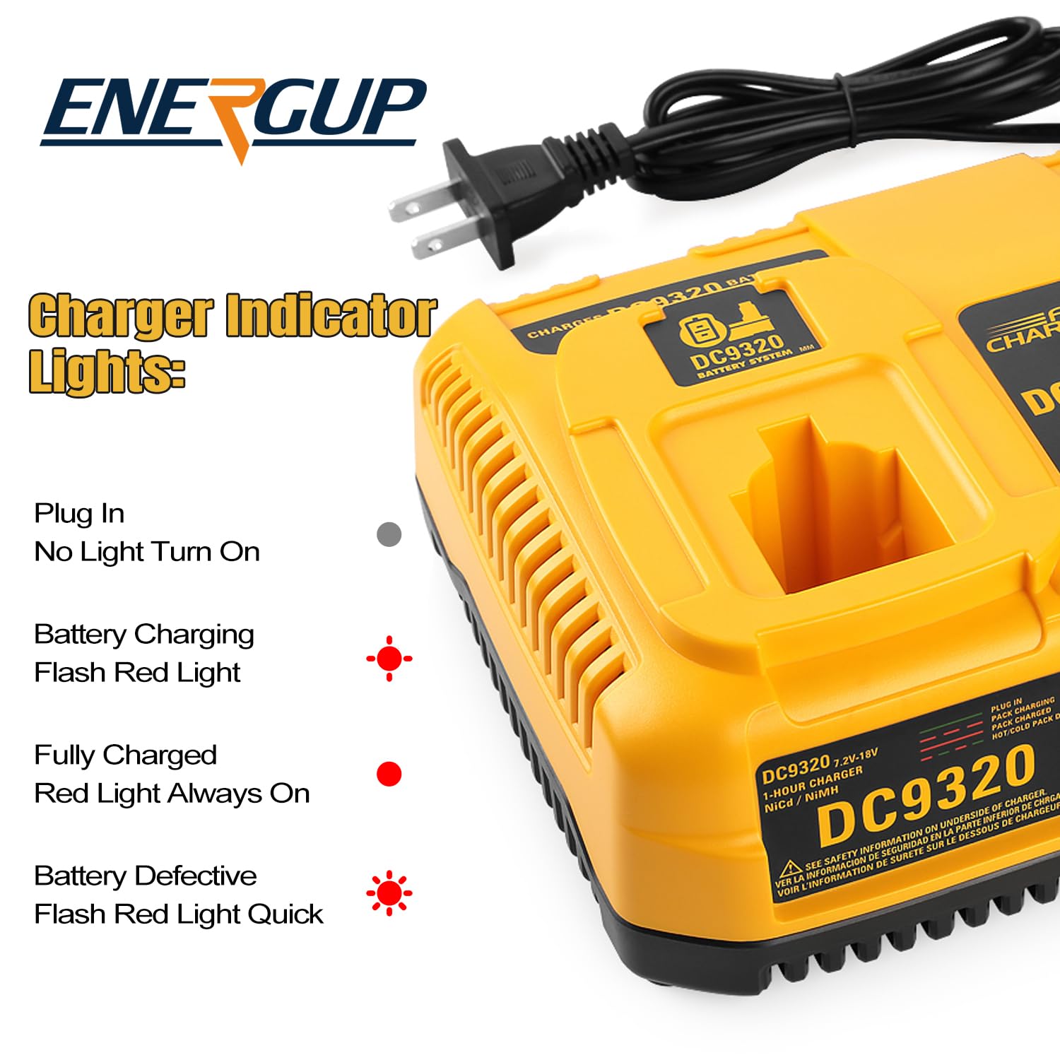 energup compatibility with dewalt 7-18V ni-cd ni-mh packs