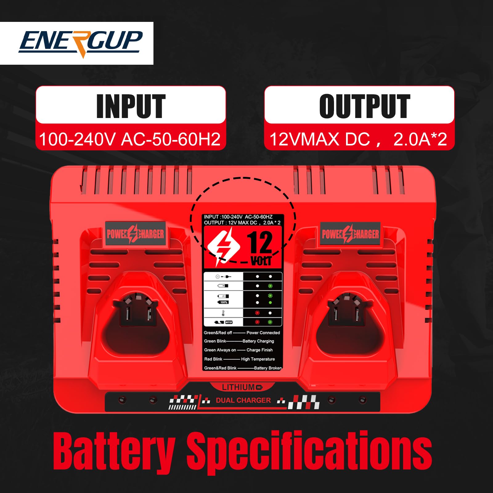 energup protection board analyzes batteries during charge
