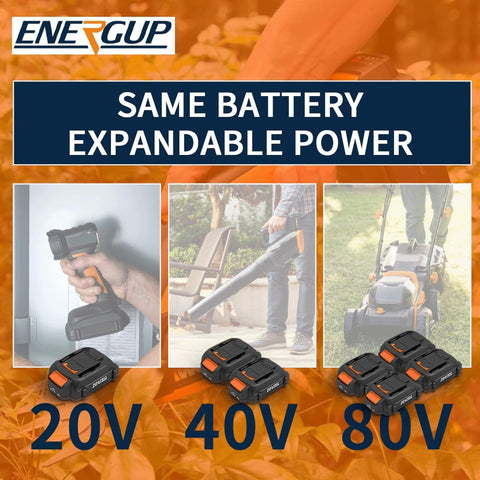 energup easy installation fits Worx 20V tools securely