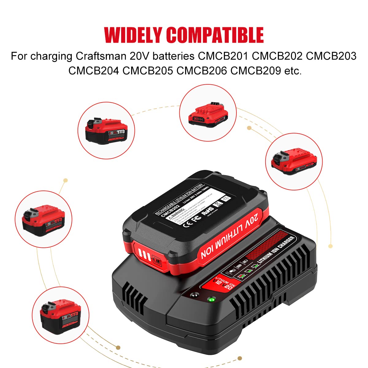 Energup battery features fireproof shell for enhanced safety.