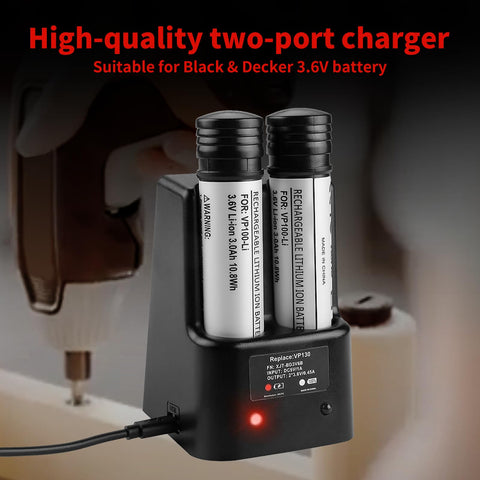 energup led indicator clearly shows charging status on the Versapak battery