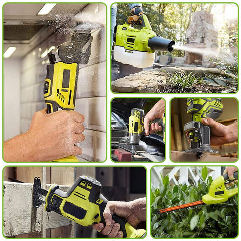 Includes Energup batteries and charger for a complete power set.
