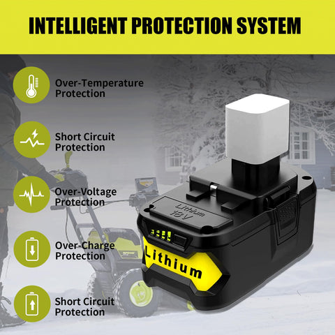 energup ryobi 18V battery p104 compatible for demanding tasks.
