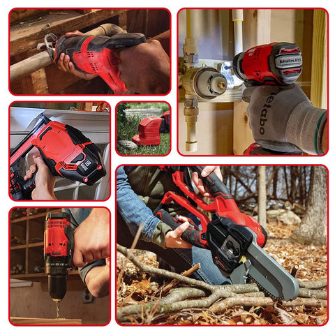 Energup wall-mount design saves space in your workshop.