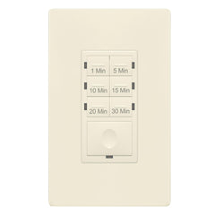 Enerlites 30-minute countdown switch front view shows simple setup