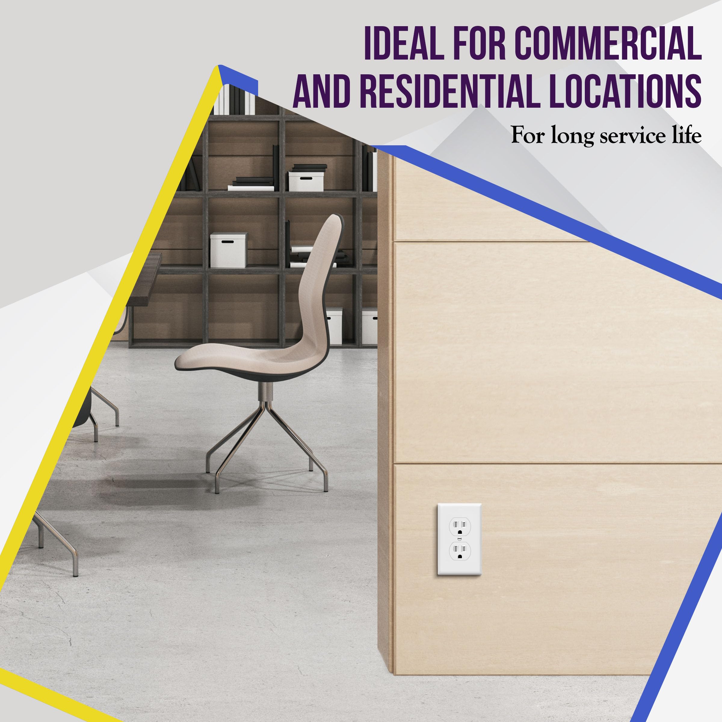 ENERLITES break-off tab supports controlled outlet use with switches.