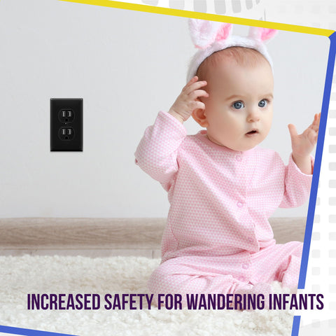 Enerlites tamper-resistant feature highlighted for safer family spaces.
