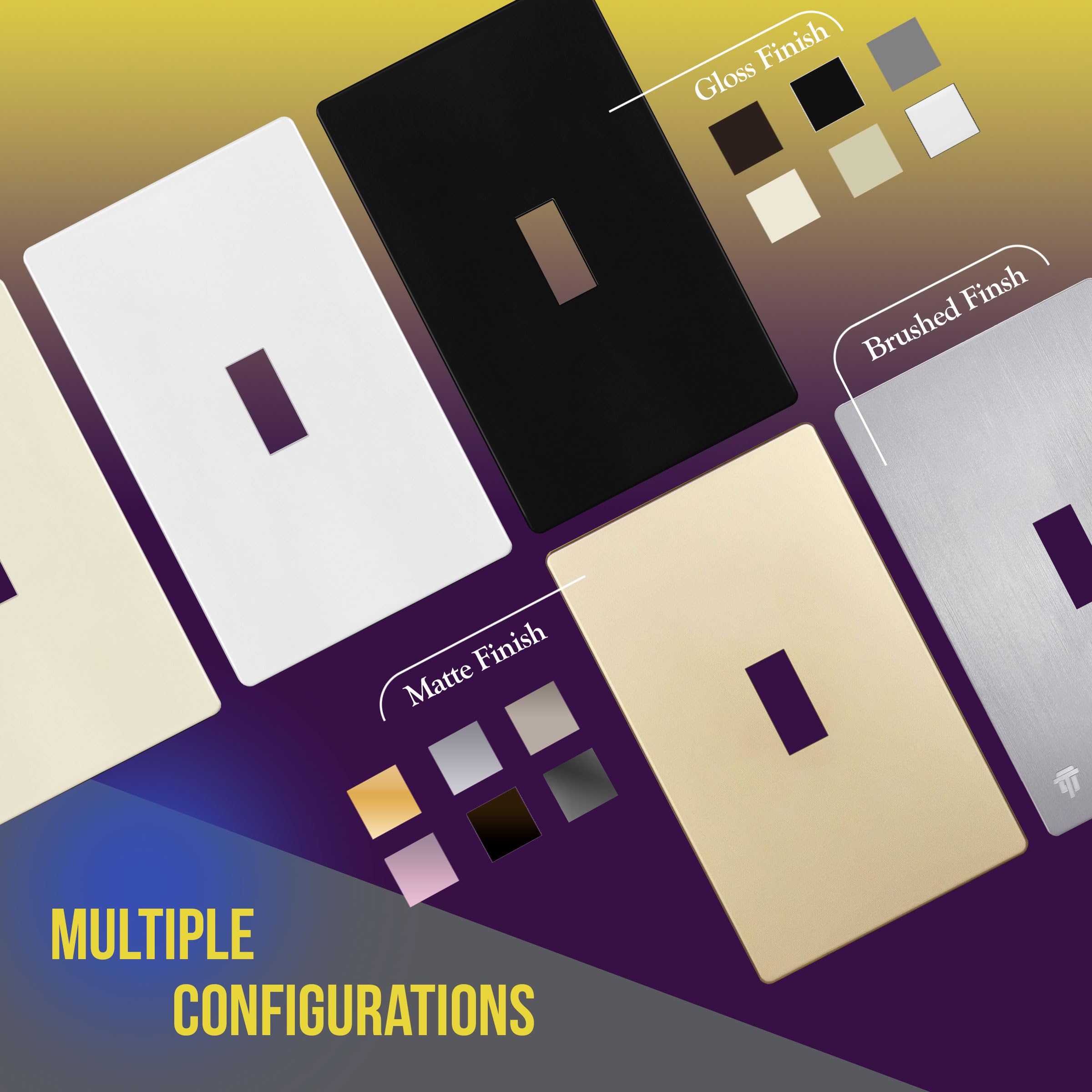 Enerlites easy-replacement wall plate supports quick upgrades