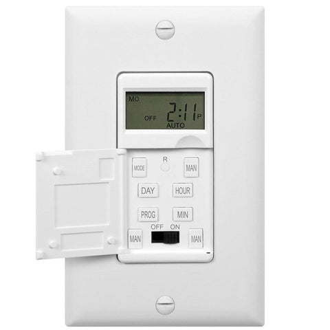 ENERLITES HET01-C timer back view highlighting backup battery