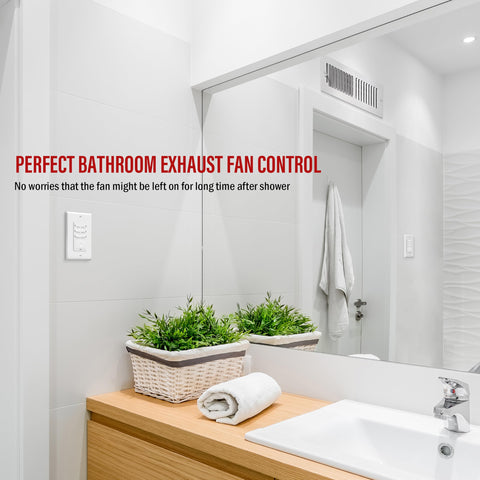 ENERLITES HET06-J6-W timer switch compact design fits in standard wall box securely.