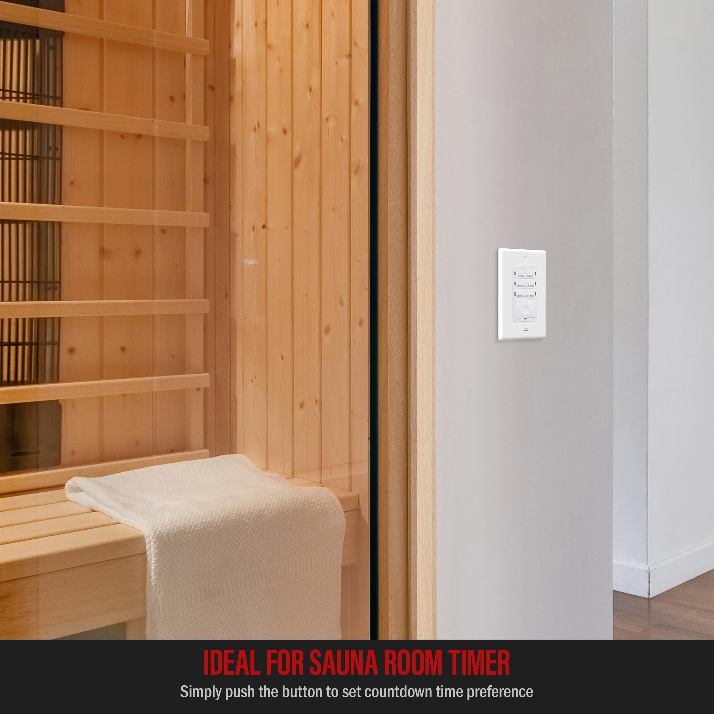ENERLITES UL-listed timer ensures safe, reliable operation.