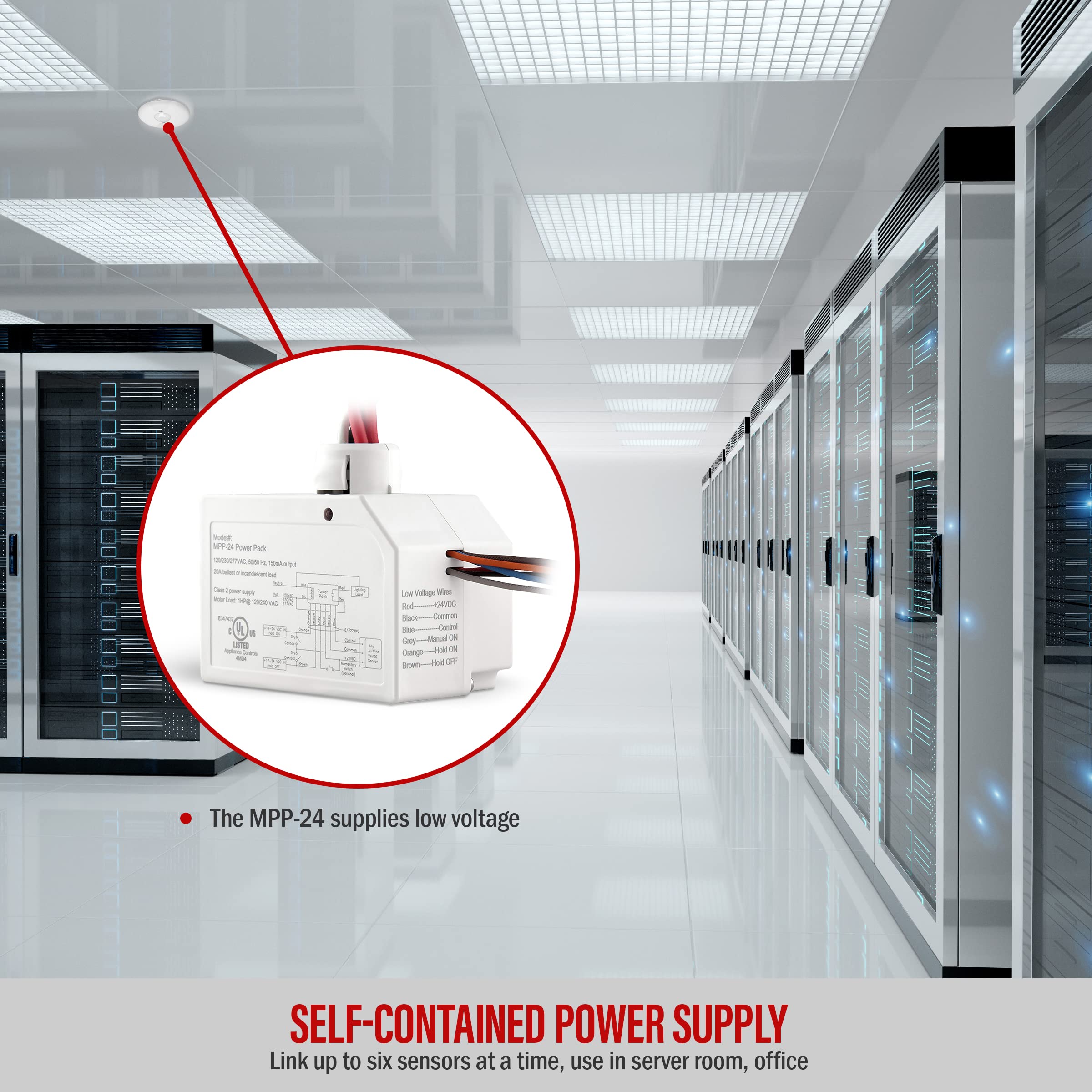 Enerlites MPP-24 enables multiple sensors to be powered from a single unit.