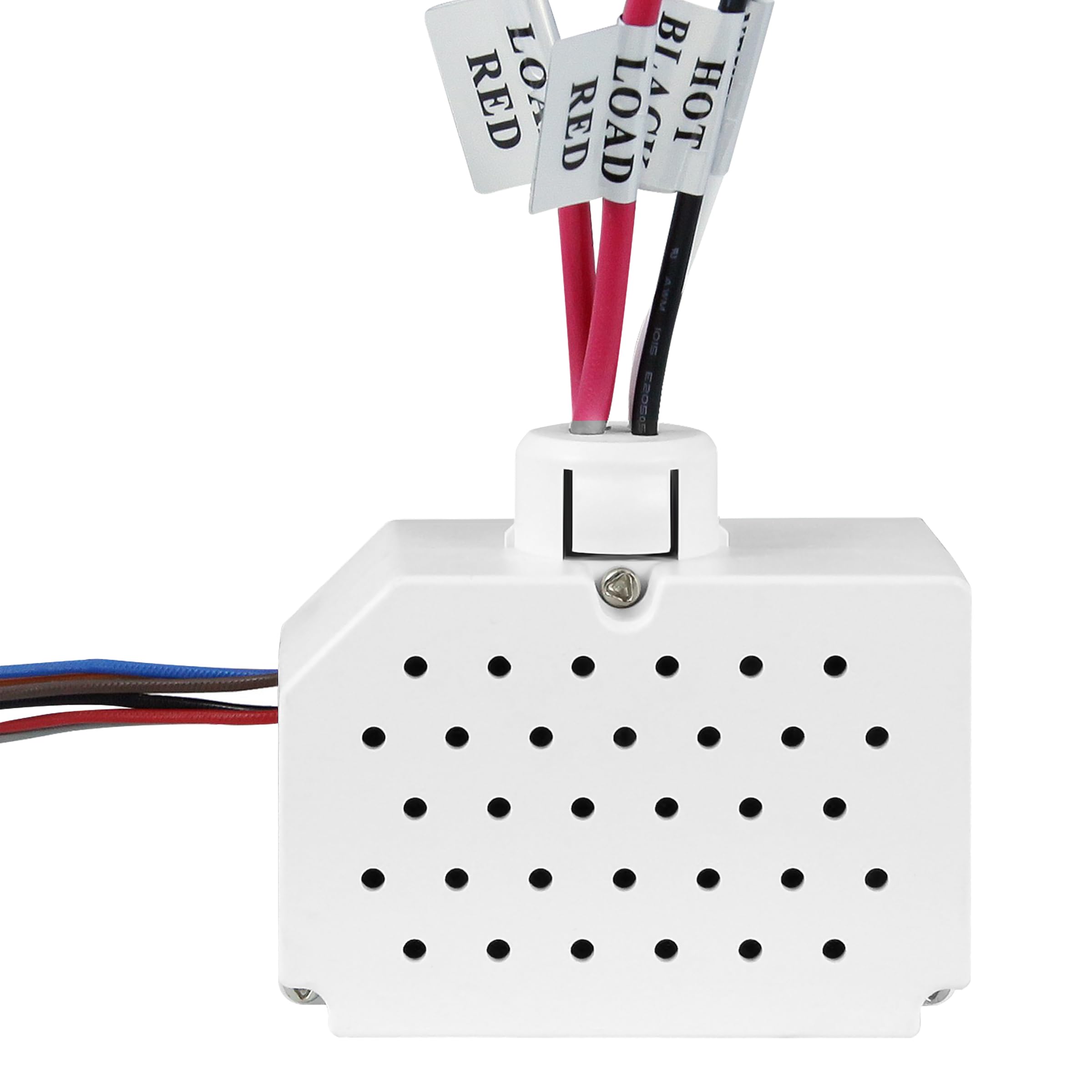 Enerlites MPP-24 white enclosure blends with modern ceilings.