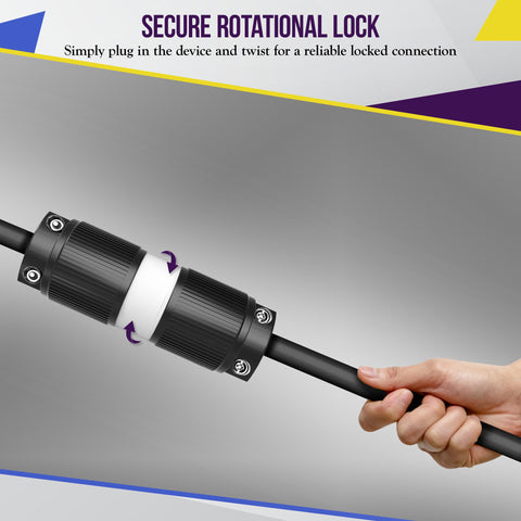 ENERLITES NEMA L14-30P with twist-lock connection using 66492-BK component.