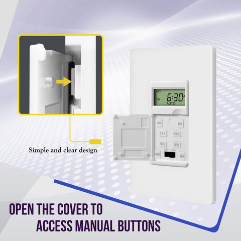 Enerlites 1-gang installation fits standard boxes easily