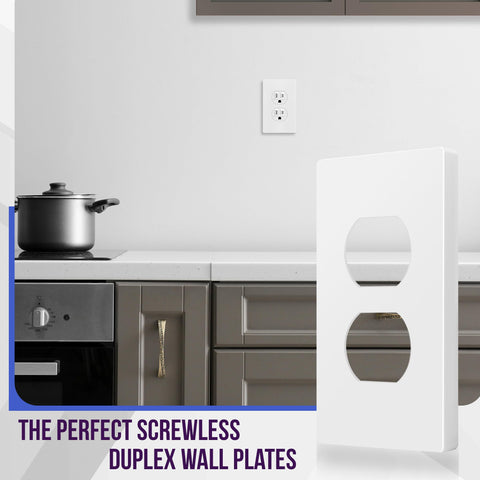 ENERLITES screwless edge design enhances child safety and easy cleaning