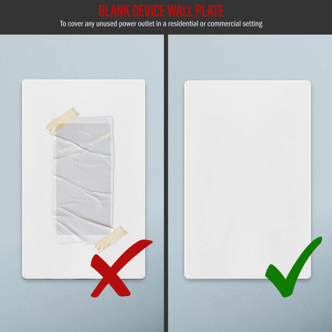 Enerlites polycarbonate wall plate, heat and fade resistant for long-lasting color.