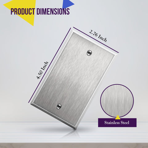 Close-up of ENERLITES stainless steel finish showing premium durability