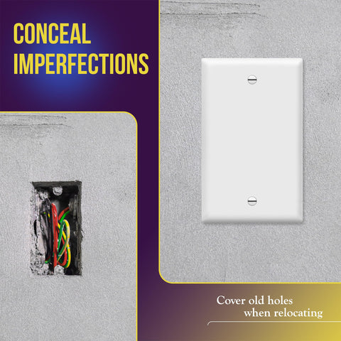 Enerlites UL-listed wall plate cover ensuring electrical safety