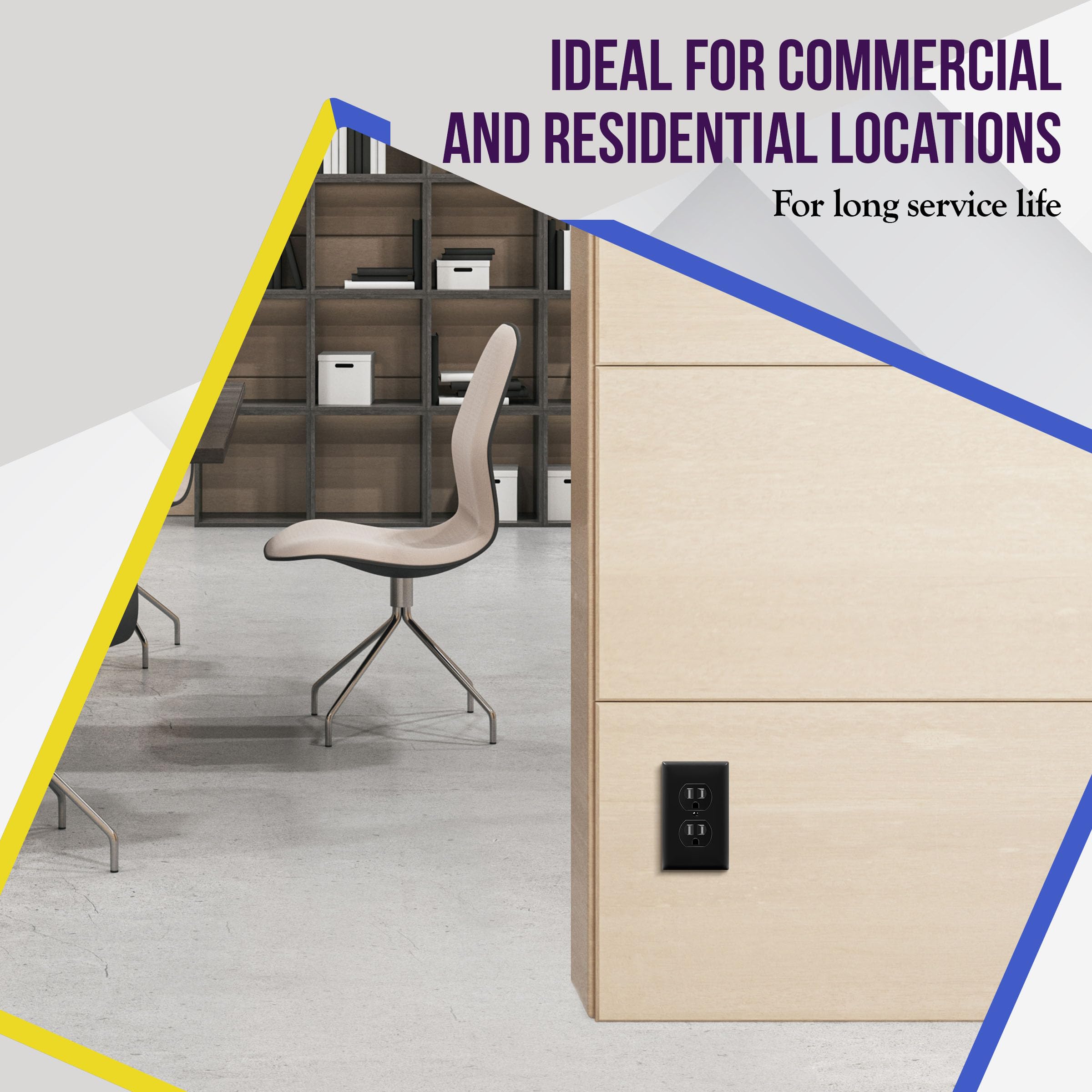 ENERLITES wall plate bundle provides durable, cohesive styling for multiple rooms