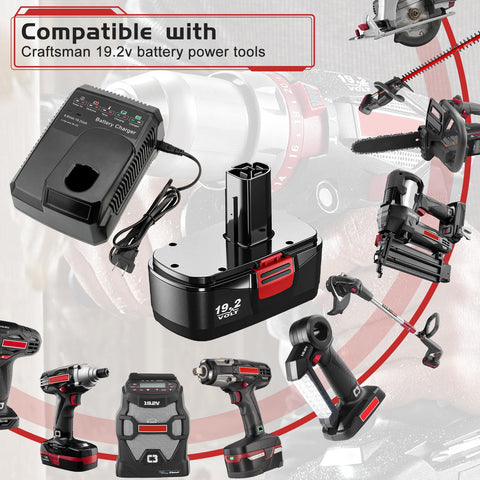 EnerMall 19.2V replacement battery specs and capacity