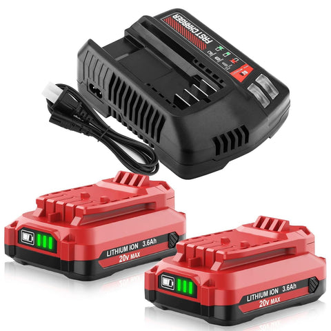 Enermall 2-pack 20V battery CM CB205 with high capacity for extended use