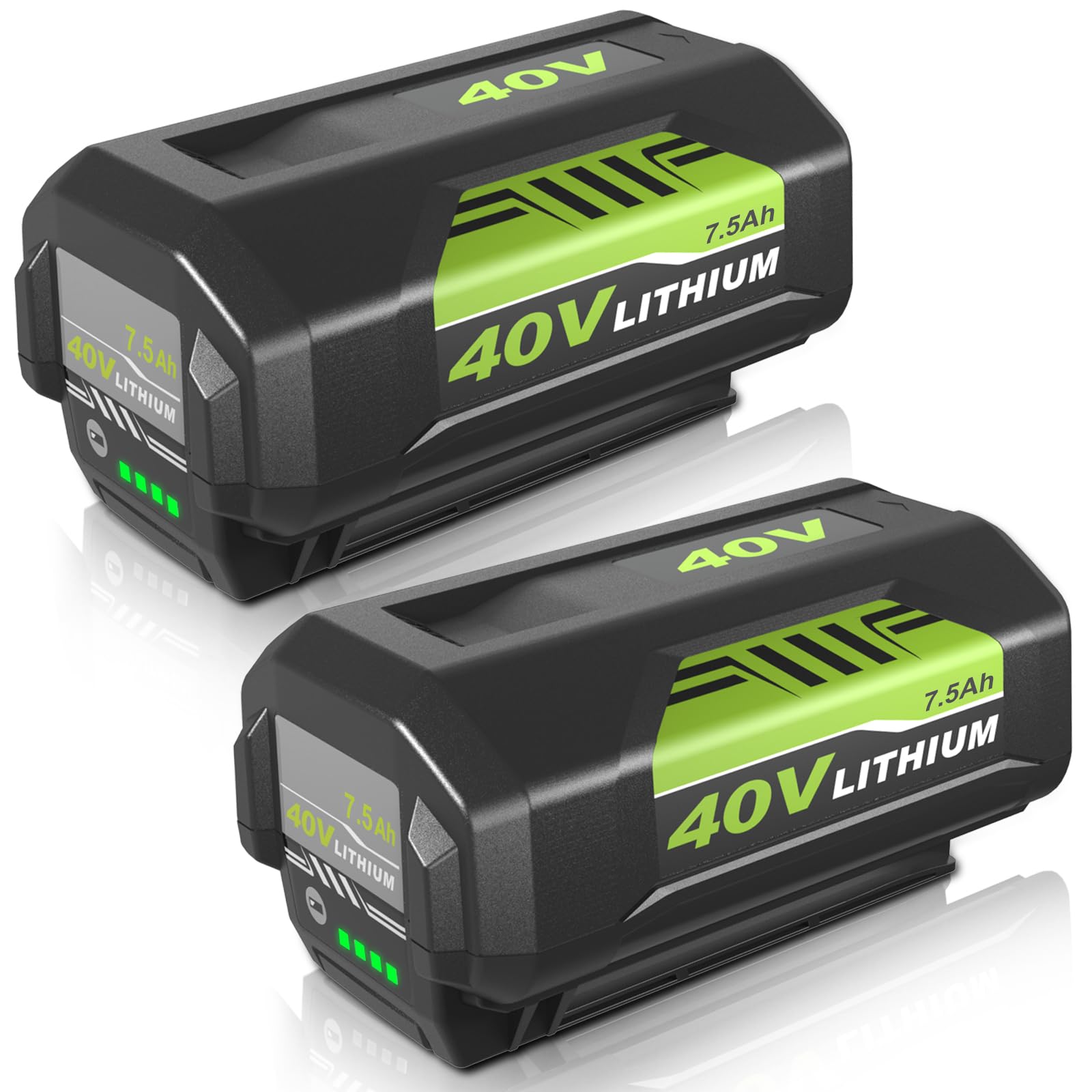 Enermall 2-pack 7-5Ah OP40601 battery set ready for extended outdoor use.