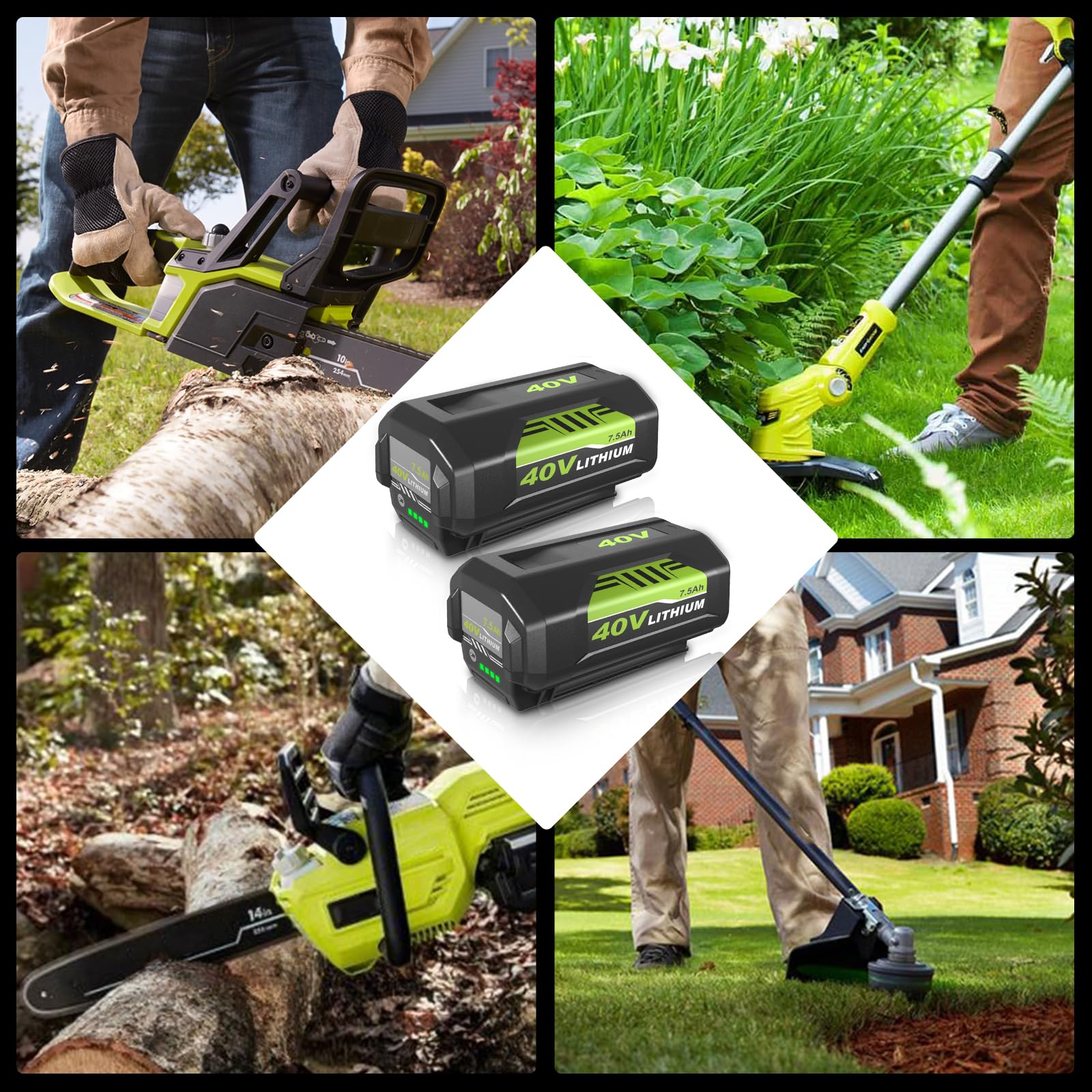 Enermall battery on a Ryobi tool enables quick, dependable cordless operation.