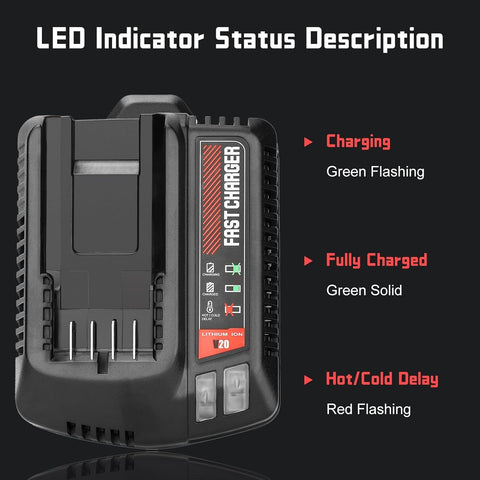 Enermall LED indicator shows charging status clearly