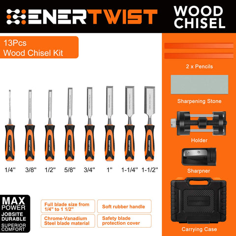 ENERTWIST CR-V blades with bevel edge for precise carving