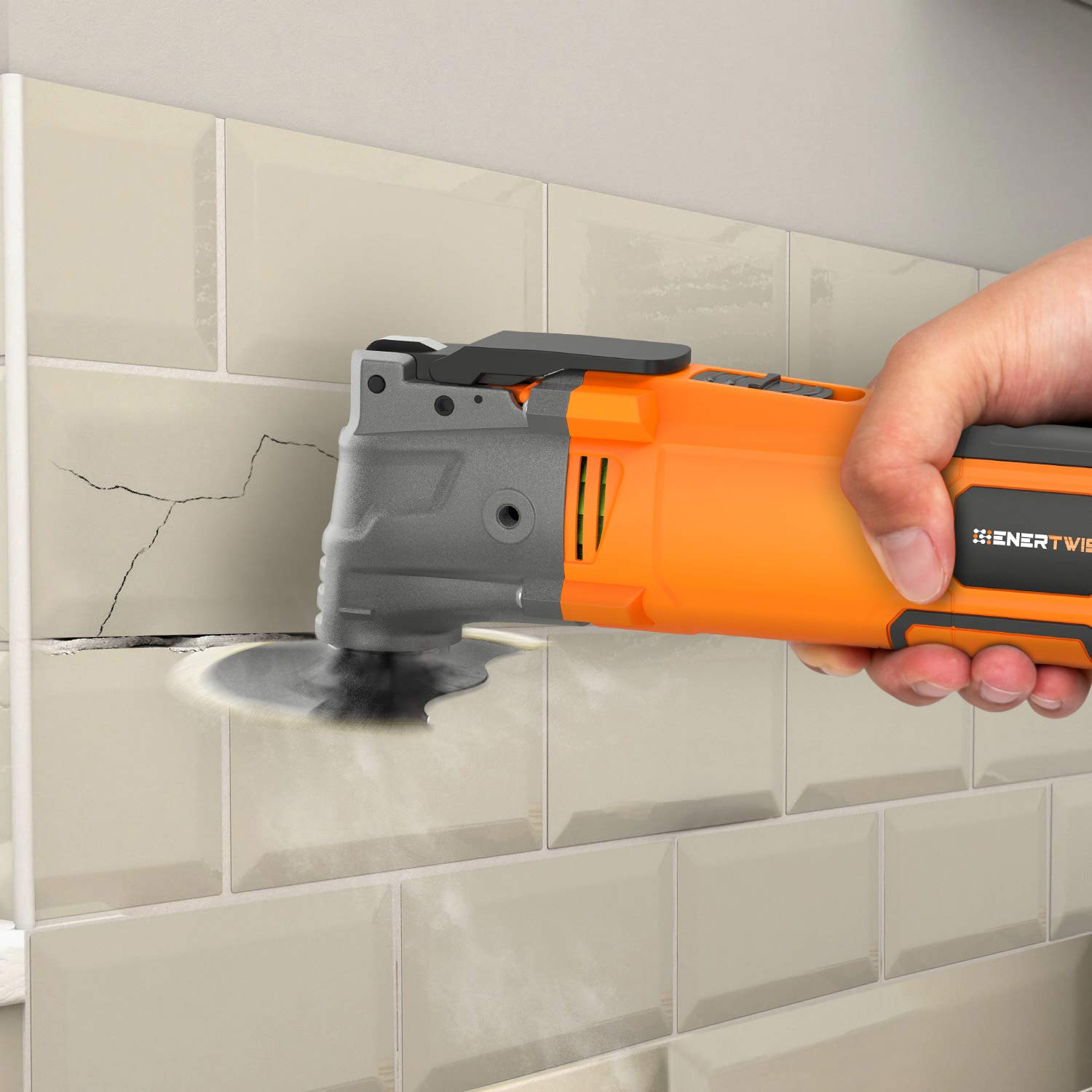ENERTWIST ET-OM-500 operates at 5-degree oscillation for precise cuts.