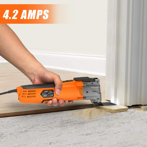 ENERTWIST ET-OM-500 auxiliary handle enhances grip and precision during use.