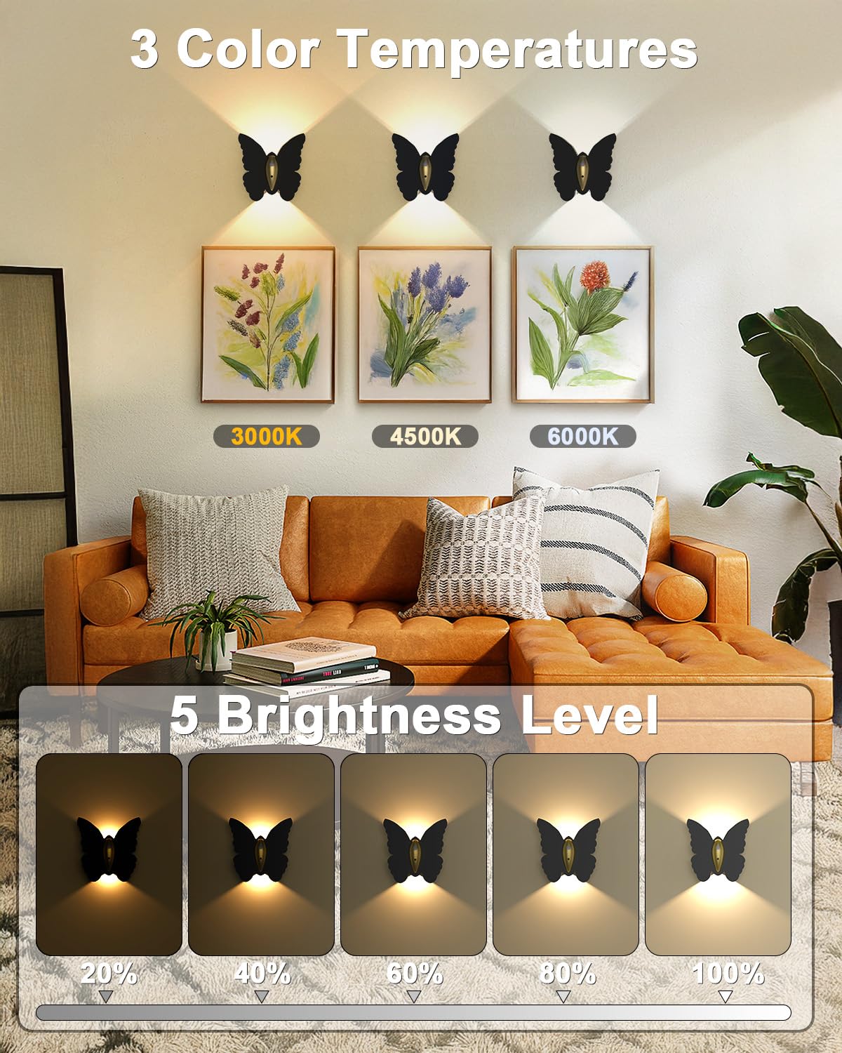 Eneru dimmable brightness from 20 to 100 percent for ambiance