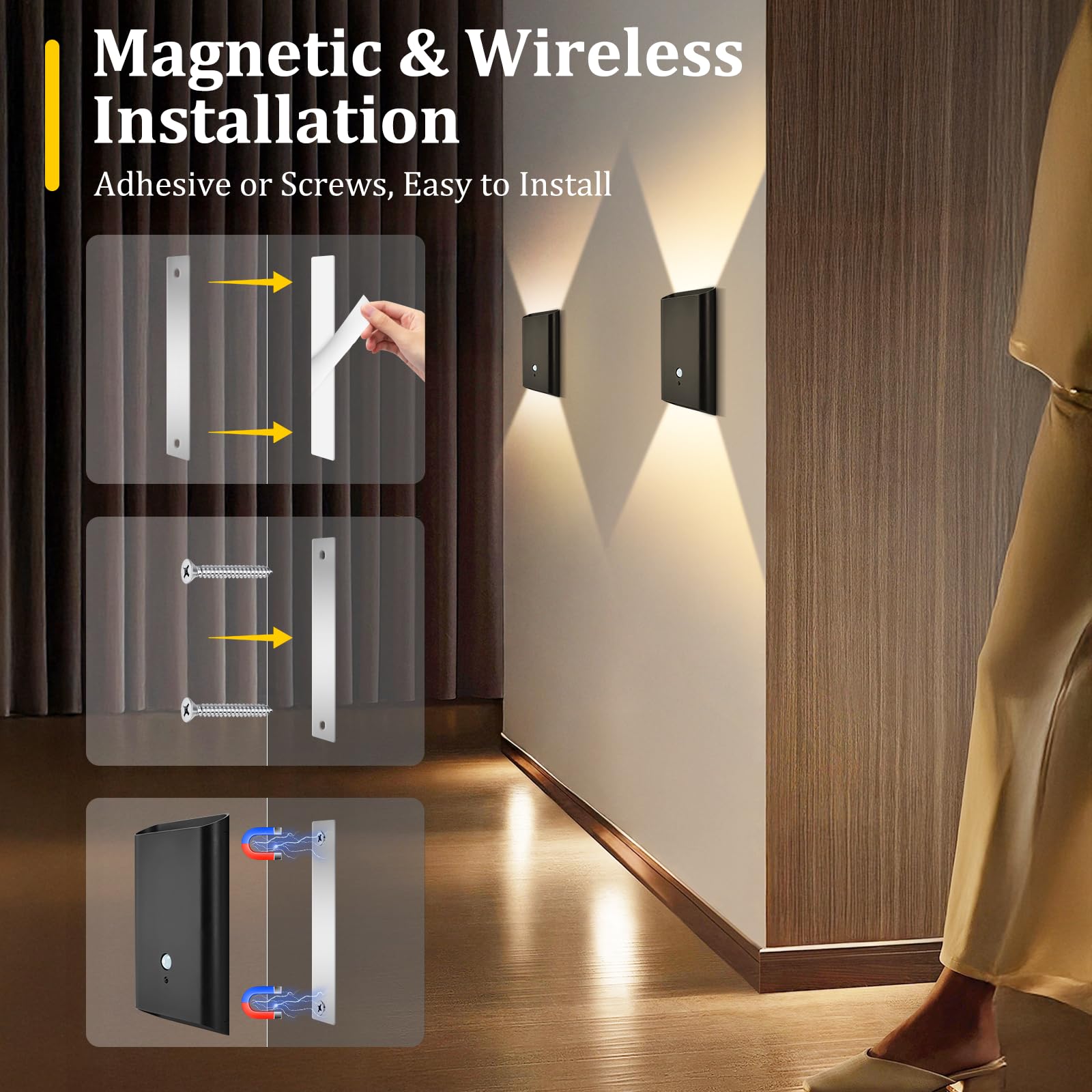 Eneru versatile indoor use for stairs, hallways, bedrooms, and cabinets