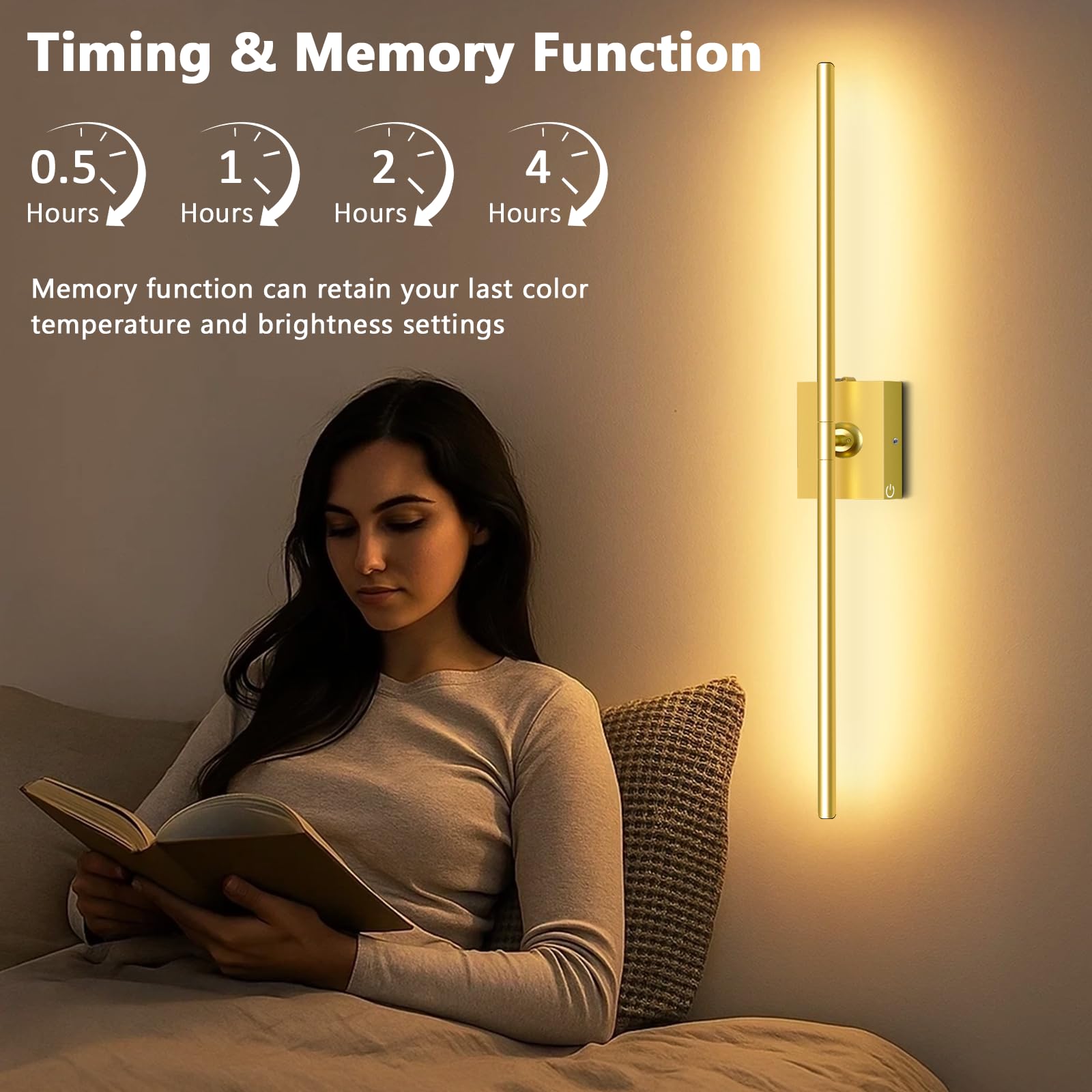 Eneru wall sconce emergency lighting during power outages.