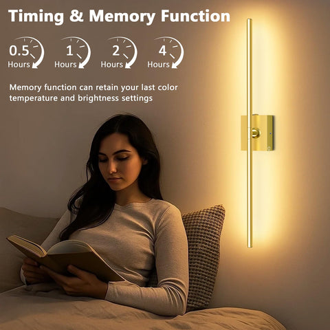 Eneru wall sconce emergency lighting during power outages.