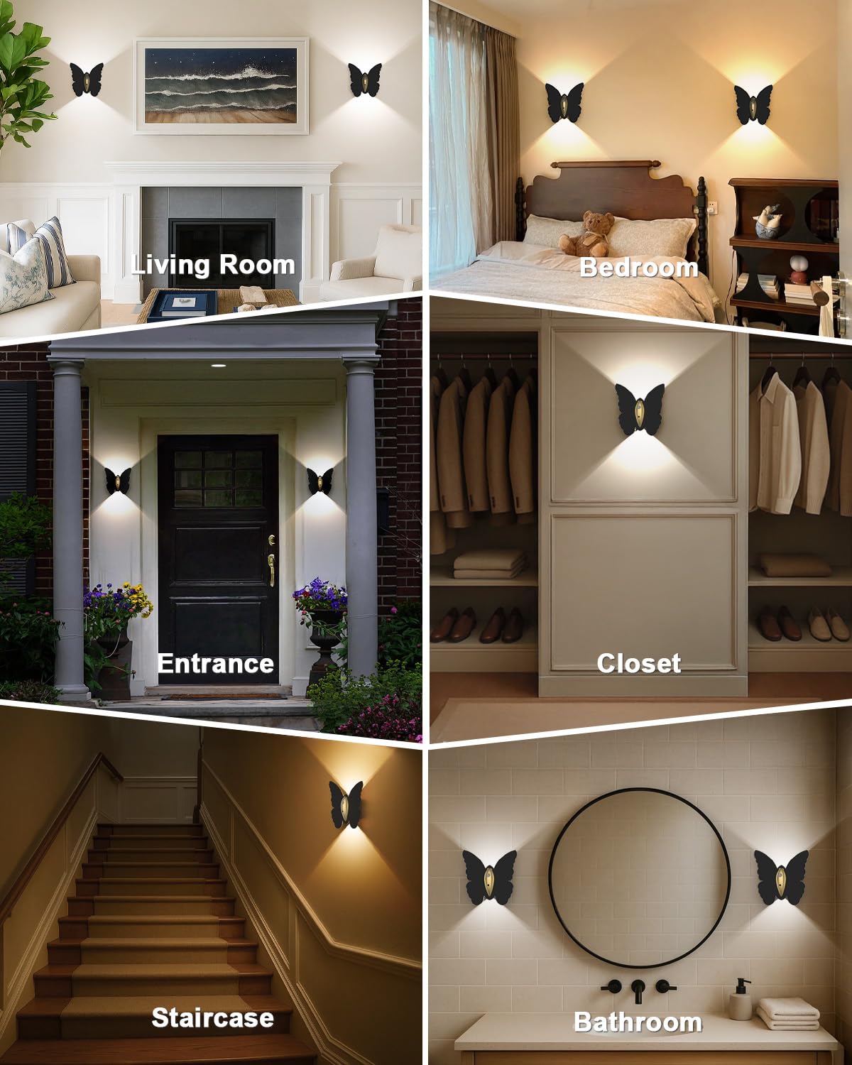 Eneru wall sconce with USB charging port for convenient recharge