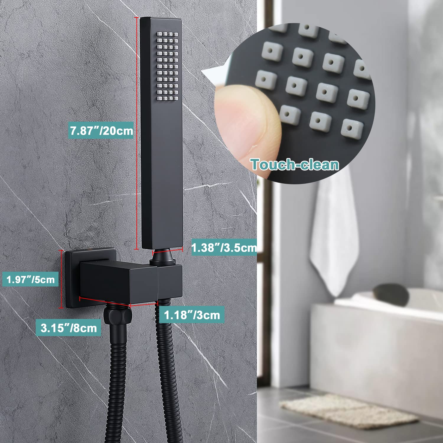 Enga wall mount kit completes the setup with a clean, space‑savvy install