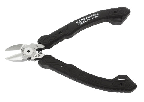 ENGINEER 4.75 inch mini nippers close-up showing flush-cut edge for PCB work