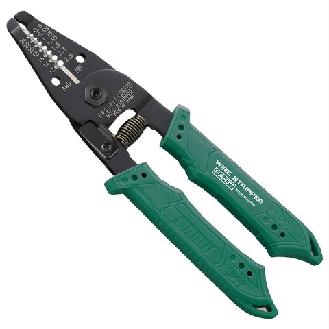 ENGINEER PA-07 precision jaws deliver clean insulation removal on solid and stranded wires.